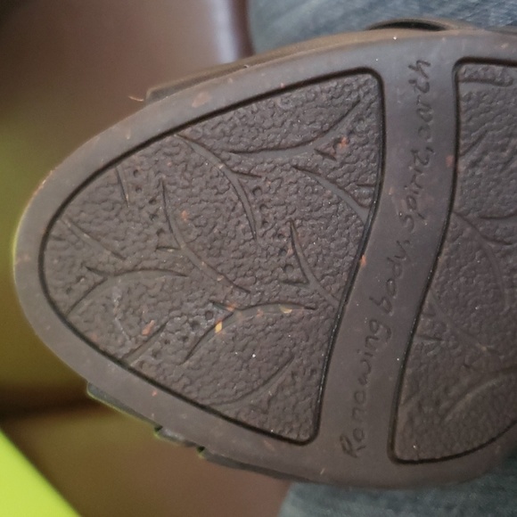 Naya for Anthropologie Black Genesis Leather Peep Toe Wedge Sandals NWT Size 8 - Picture 8 of 13